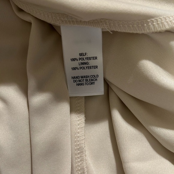 LULUS Flourishing Kiss Cream Floral Embroidered Floral Lace Midi Dress EC Sz L - Picture 10 of 10